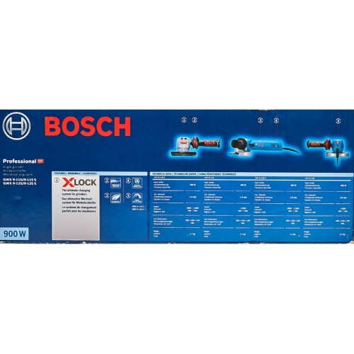 Шлифмашина угловая Bosch GWX 9-125 S (06017B2000) 8
