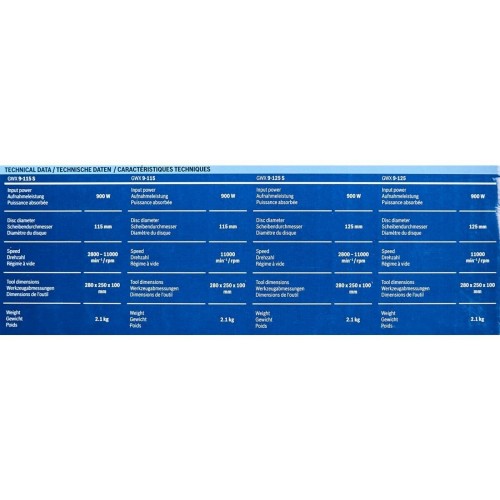 Шлифмашина угловая Bosch GWX 9-125 S (06017B2000) 9