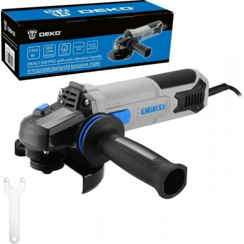 Шлифмашина угловая Deko DKAG1300 PRO (085-1055) 1