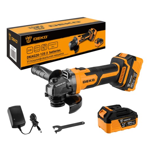 Шлифмашина угловая Deko DKAG20-125 (063-2151) 