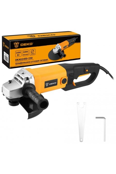 Шлифмашина угловая Deko DKAG2450-230 (063-4328) 