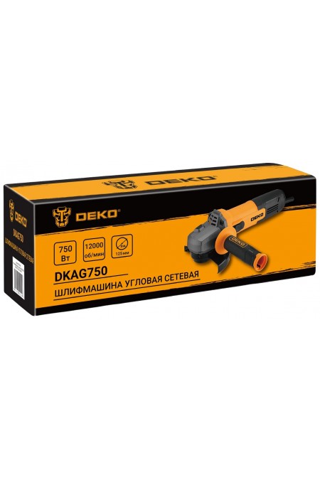 Шлифмашина угловая DEKO DKAG750 (063-4164) 7