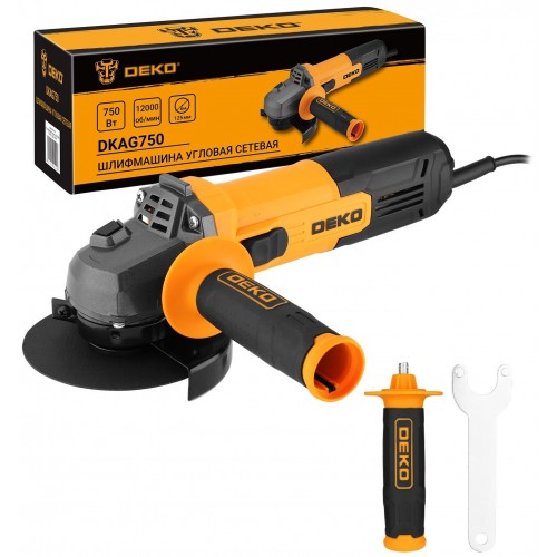 Шлифмашина угловая DEKO DKAG750 (063-4164) 5