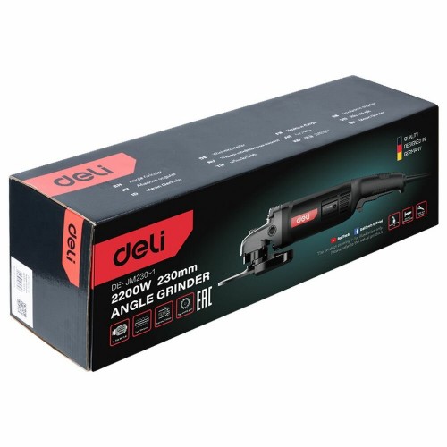 Шлифмашина угловая Deli DE-JM230-1E 7