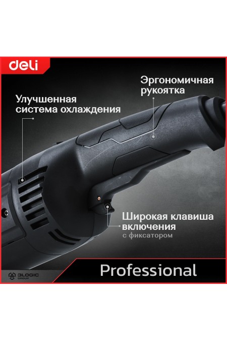 Шлифмашина угловая Deli DE-JM230-2E 4