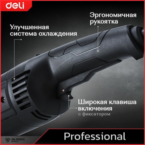 Шлифмашина угловая Deli DE-JM230-2E 4