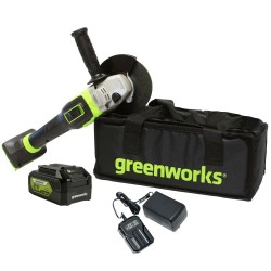 Шлифмашина угловая GreenWorks GD24AGk4 (3200207UB)
