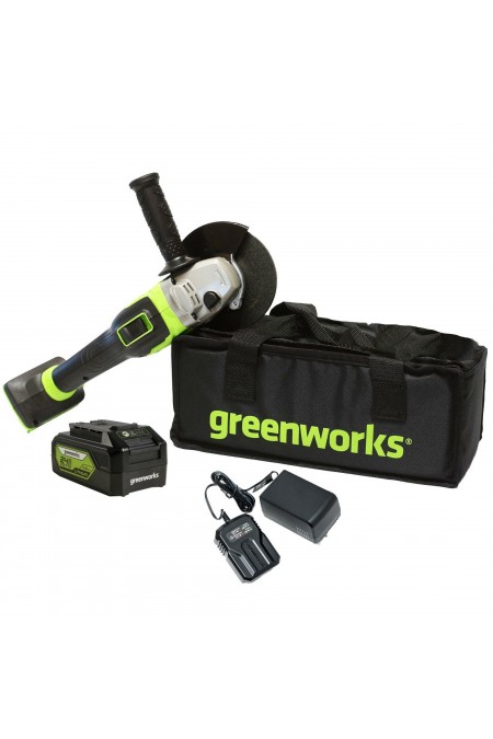Шлифмашина угловая GreenWorks GD24AGk4 (3200207UB) 