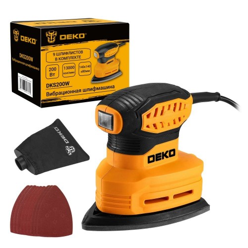 Шлифмашина вибрационна DEKO DKS200W (083-1200) 