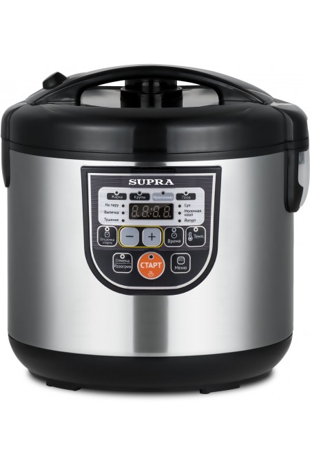Мультиварка SUPRA MCS-5114 (серебристый/черный) 