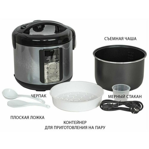 Мультиварка JVC JK-MC501 (черный/серебристый) 10