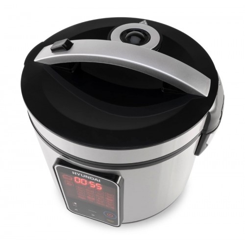 Мультиварка Hyundai HYMC-2400 (серебристый/черный) 13