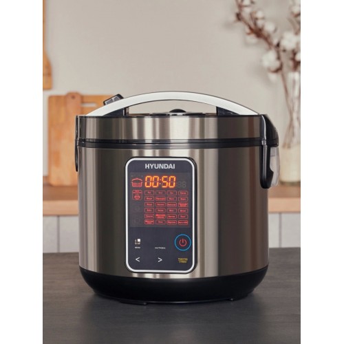 Мультиварка Hyundai HYMC-2400 (серебристый/черный) 16
