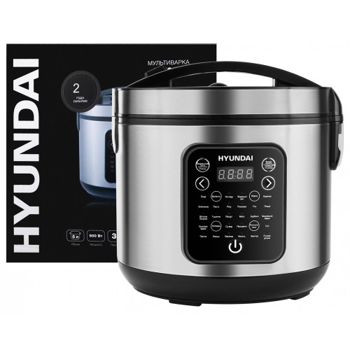 Мультиварка Hyundai HYMC-2401 (серебристый/черный) 19