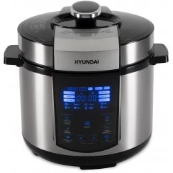 Мультиварка-скороварка Hyundai HYMC-1618 (серебристый/черный)