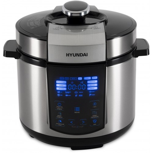 Мультиварка-скороварка Hyundai HYMC-1618 (серебристый/черный) 