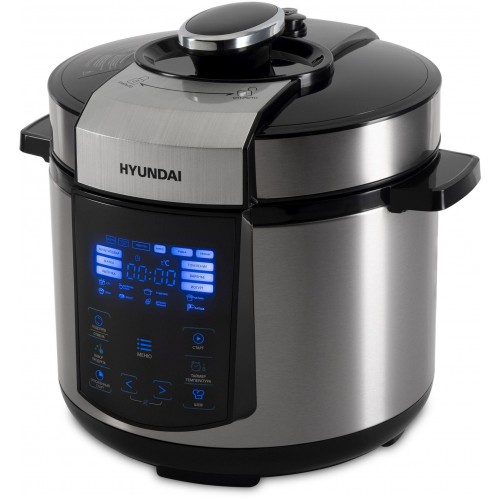 Мультиварка-скороварка Hyundai HYMC-1618 (серебристый/черный) 4