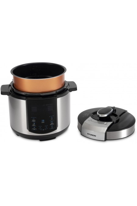 Мультиварка-скороварка Hyundai HYMC-1618 (серебристый/черный) 4