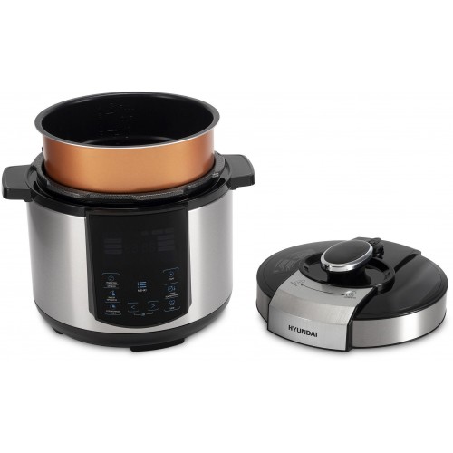 Мультиварка-скороварка Hyundai HYMC-1618 (серебристый/черный) 5