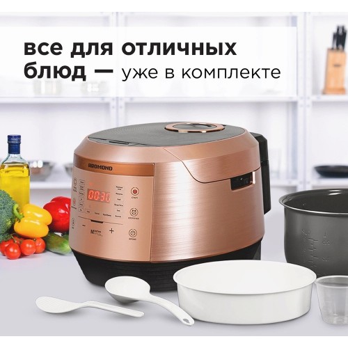 Мультиварка REDMOND RMC-450 (бронзовый) 7