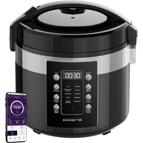 Мультиварка Polaris PMC 0528 (черный/серебристый) 1