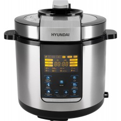 Мультиварка-скороварка Hyundai HYMC-2406 (серебристый/черный)