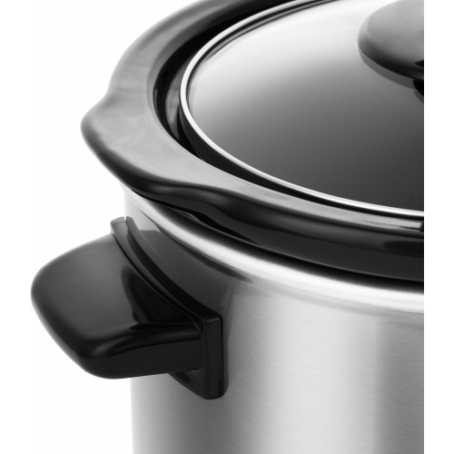 Медленноварка Kitfort KT-205 (серебристый/черный) 2