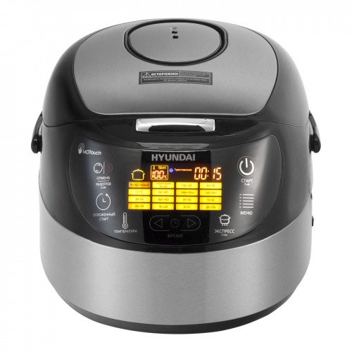 Мультиварка Hyundai HYMC-1610 (серебристый/черный) 1
