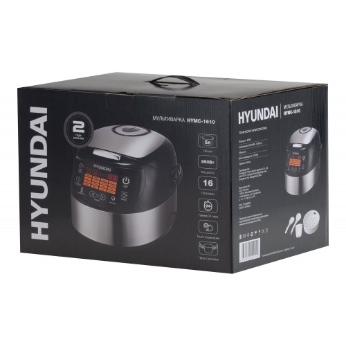 Мультиварка Hyundai HYMC-1610 (серебристый/черный) 6
