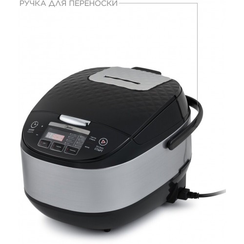 Мультиварка Midea MPC-6020 (черный/серебристый) 1