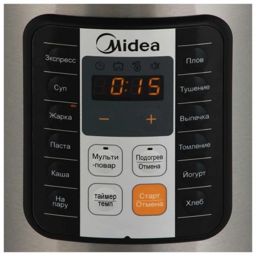 Мультиварка Midea MPC-6032 (черный/серебристый) 1