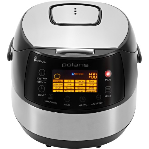 Мультиварка Polaris PMC 0517AD (серебристый/черный) 5