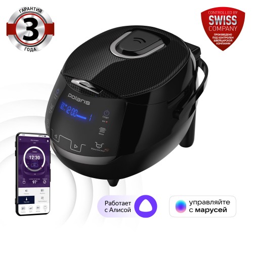 Мультиварка Polaris PMC 0526 IQ Home (черный) 