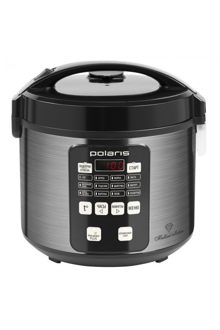 Мультиварка Polaris PMC 0593AD (нержавеющая сталь/черный) 1