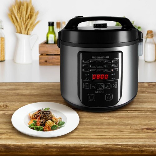 Мультиварка Redmond RMC-M36 (серебристый/черный) 6