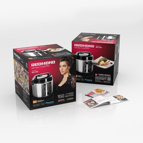 Мультиварка Redmond RMC-M36 (серебристый/черный) 8