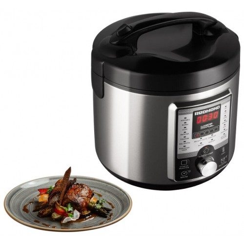 Мультиварка Redmond RMC-M37 (серебристый/черный) 1