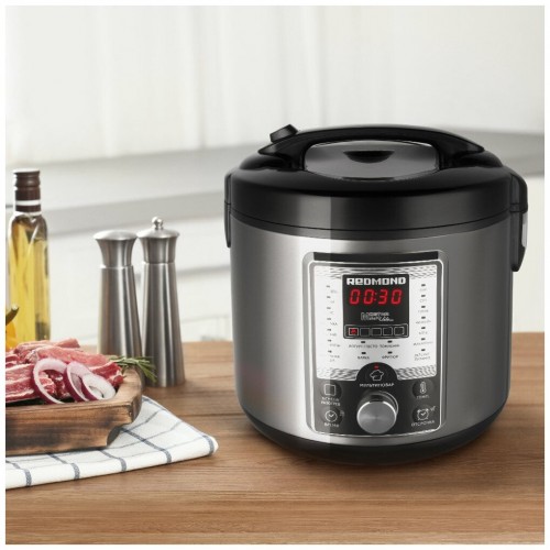 Мультиварка Redmond RMC-M37 (серебристый/черный) 6