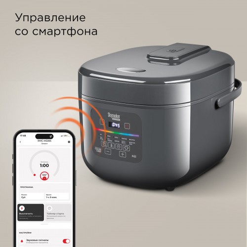 Мультиварка REDMOND SkyCooker MC100S (серый) 2