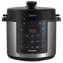 Мультиварка-скороварка Midea MPC-6042 (черный/серебристый)