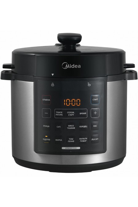 Мультиварка-скороварка Midea MPC-6042 (черный/серебристый) 