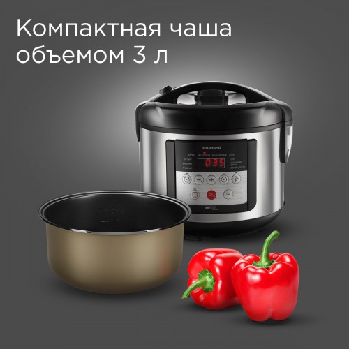 Мультиварка-скороварка Redmond MP112 (серый) 2