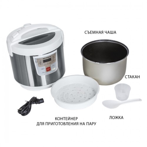Мультиварка SUPRA MCS-4114 (белый/серебристый) 2