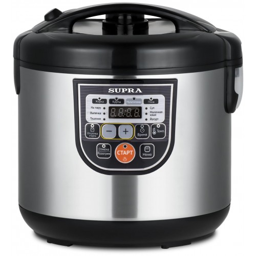 Мультиварка SUPRA MCS-5114 (серебристый/черный) 