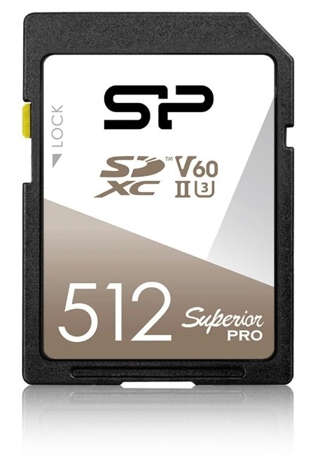 Карта памяти Silicon Power SDXC Class 10 UHS-II U3 V60 280/170 MB/s 512GB (черный) 