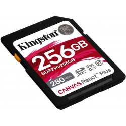 Карта памяти Kingston SDXC Canvas React Plus SDR2V6/256GB 256GB (черный)