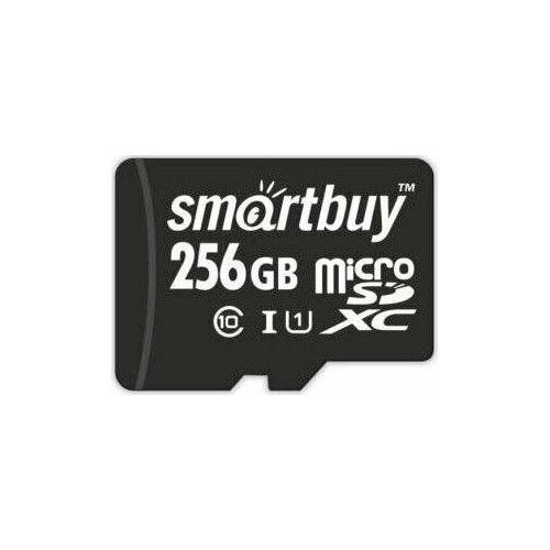 Карта памяти SMARTBUY MicroSDXC Class10 UHS-1 (SB256GBSDCL10-01) 256GB + SD адаптер (черный) 6