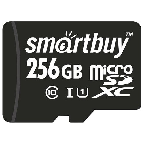Карта памяти SMARTBUY MicroSDXC Class10 UHS-1 (SB256GBSDCL10-01) 256GB + SD адаптер (черный) 8