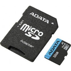 Карта памяти ADATA MicroSDHC Class10 UHS-I A1 128GB + SD адаптер (AUSDX128GUICL10A1-RA1)