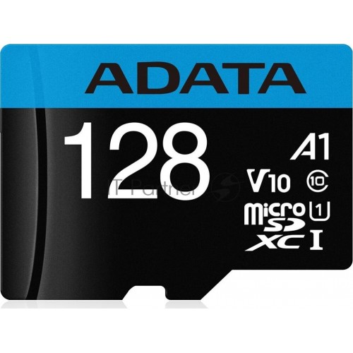 Карта памяти ADATA MicroSDHC Class10 UHS-I A1 128GB + SD адаптер (AUSDX128GUICL10A1-RA1) 11